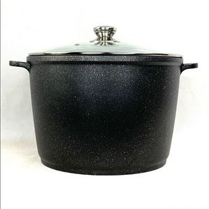 13 QT CAST ALUMINUM MARBLE HIGH STOCK POT